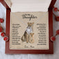 To My Daughter | I Love You | This Old Lioness | Love Knot Necklace
