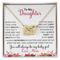 To My Daughter | When You Took Your First Breath | Interlocking Necklace