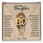 To My Daughter | Old Lion | Love Dad | Lower Case | Interlocking Hearts
