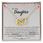 To My Daughter | Never Forget That My Love For You Is Forever | Interlocking Hearts