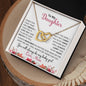 To My Daughter | When You Took Your First Breath | Interlocking Necklace