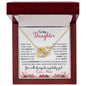 To My Daughter | When You Took Your First Breath | Interlocking Necklace