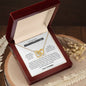 To My Beautiful Granddaughter | Personalized signature | Interlocking Hearts