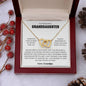 To My Beautiful Granddaughter | Personalized signature | Interlocking Hearts