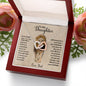 To My Daughter | Old Lion | Love Dad | Lower Case | Interlocking Hearts