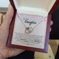 To My Daughter | Never Forget That My Love For You Is Forever | Interlocking Hearts