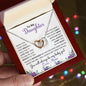 To My Daughter | When You Took Your First Breath | Purple Flowers | Interlocking Hearts