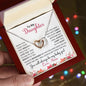To My Daughter | When You Took Your First Breath | Interlocking Necklace