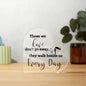 Those We Love | Loss Of A Loved One | Two Birds | Heart Acrylic