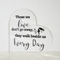 Those We Love | Loss Of A Loved One | Two Birds | Heart Acrylic