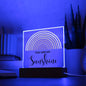 You Are My Sunshine | Rainbow Sun | Square Plaque
