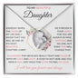 To My Beautiful Daughter | I Will Love You Forever | Forever Love Necklace