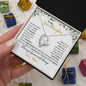 To My Granddaughter | Customizable From Mimi/Nana/Grandma | Green Flowers Across | Forever Love Necklace