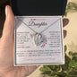 To My Beautiful Daughter | I Will Love You Forever | Forever Love Necklace