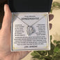 To My Precious Granddaughter | Love Grandma | Forever Love Necklace