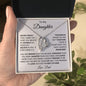 To My Daughter | From Dad | Forever Love Necklace