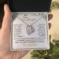 To My Granddaughter | I Will Love You Forever & Always | Forever Love Necklace