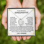 To My Precious Granddaughter | Love Grandma | Forever Love Necklace
