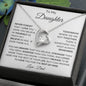 To My Daughter | From Dad | Forever Love Necklace