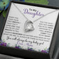 To My Daughter | Love Mom | Purple Flowers | Forever Love