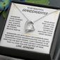 To My Beautiful Granddaughter | Love Grandma | Forever Love Necklace