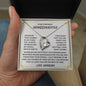 To My Precious Granddaughter | Love Grandma | Forever Love Necklace