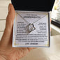 To My Precious Granddaughter | Love Grandma | Forever Love Necklace