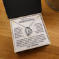 To My Beautiful Granddaughter | Love Grandma | Forever Love Necklace
