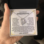 To My Precious Granddaughter | Love Grandma | Forever Love Necklace