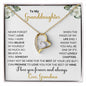 To My Granddaughter | I Will Love You Forever & Always | Forever Love Necklace