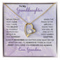 To My Granddaughter | I Will Love You Forever & Always | Forever Love