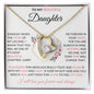 To My Beautiful Daughter | I Will Love You Forever | Forever Love Necklace
