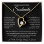 To My Beautiful Soulmate | I Will Love You | Forever Heart Necklace