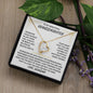 To My Beautiful Granddaughter | Love Grandma | Forever Love Necklace
