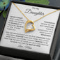 To My Daughter | From Mom | Forever Love Necklace