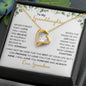 To My Granddaughter | I Will Love You Forever & Always | Forever Love Necklace