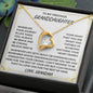 To My Precious Granddaughter | Love Grandma | Forever Love Necklace