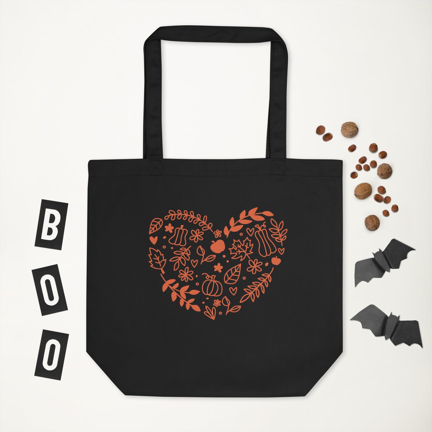 Fall Heart Collage | Eco Tote Bag