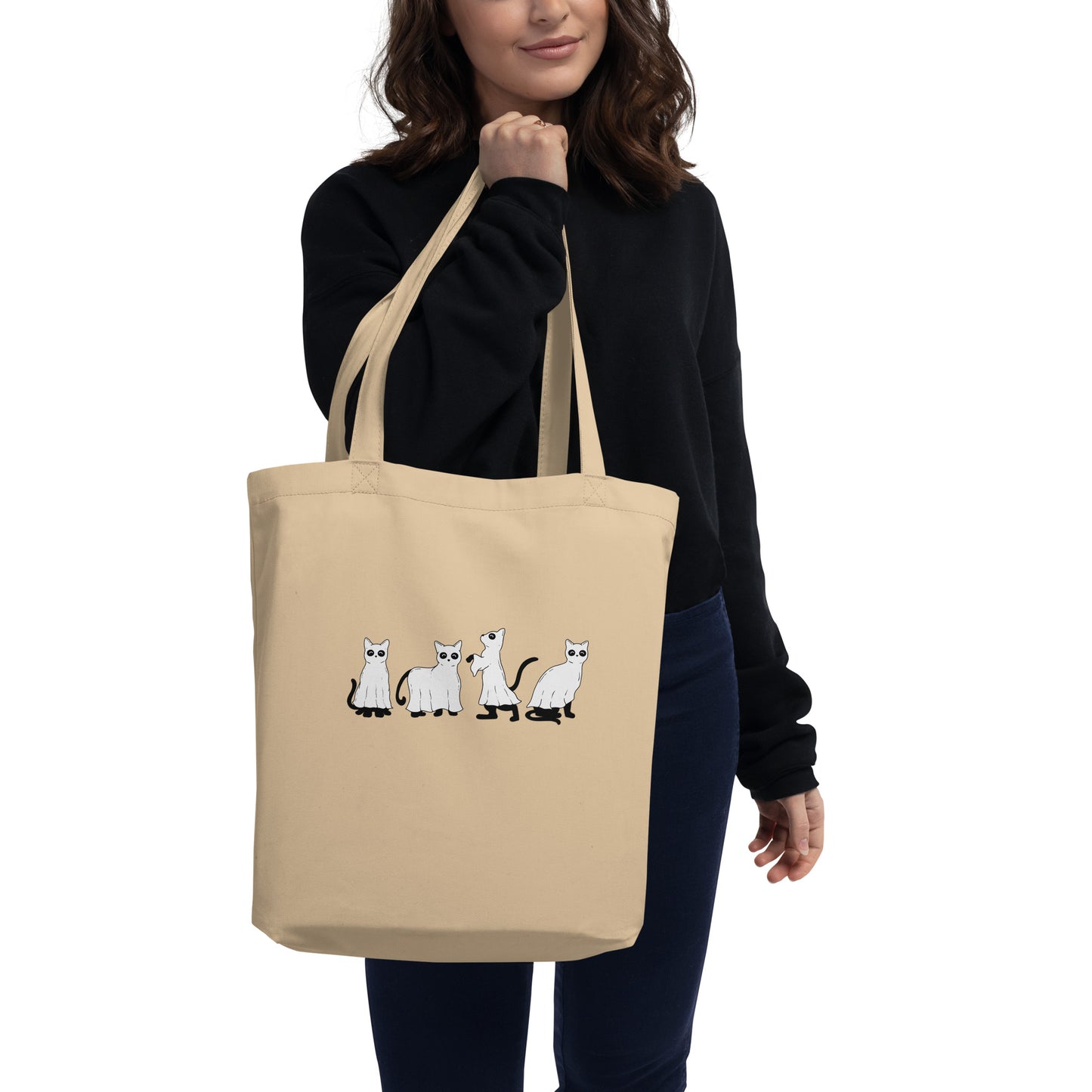 Ghost Kitties | Halloween | Eco Tote Bag