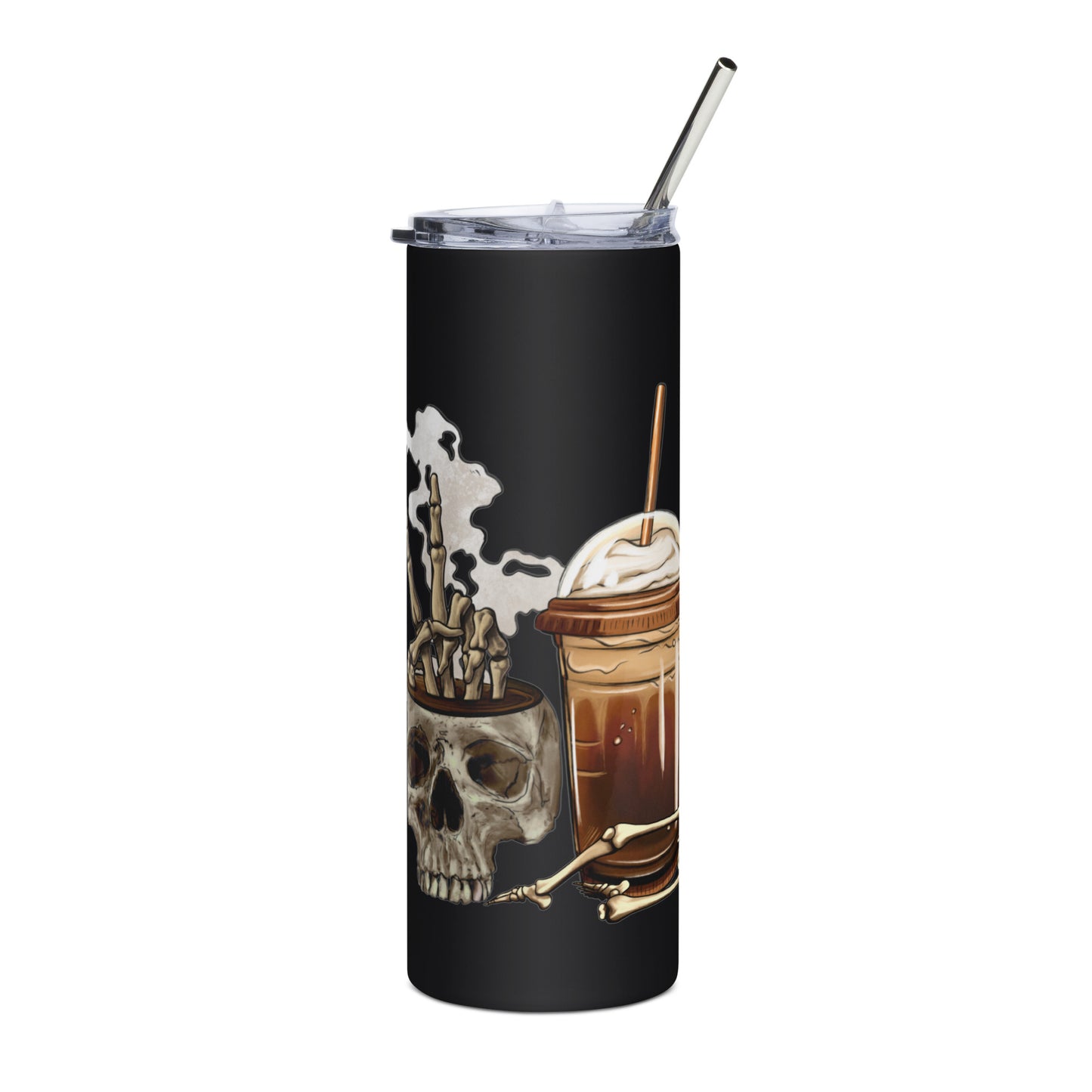 Halloween Coffee Skulls | Stainless steel tumbler