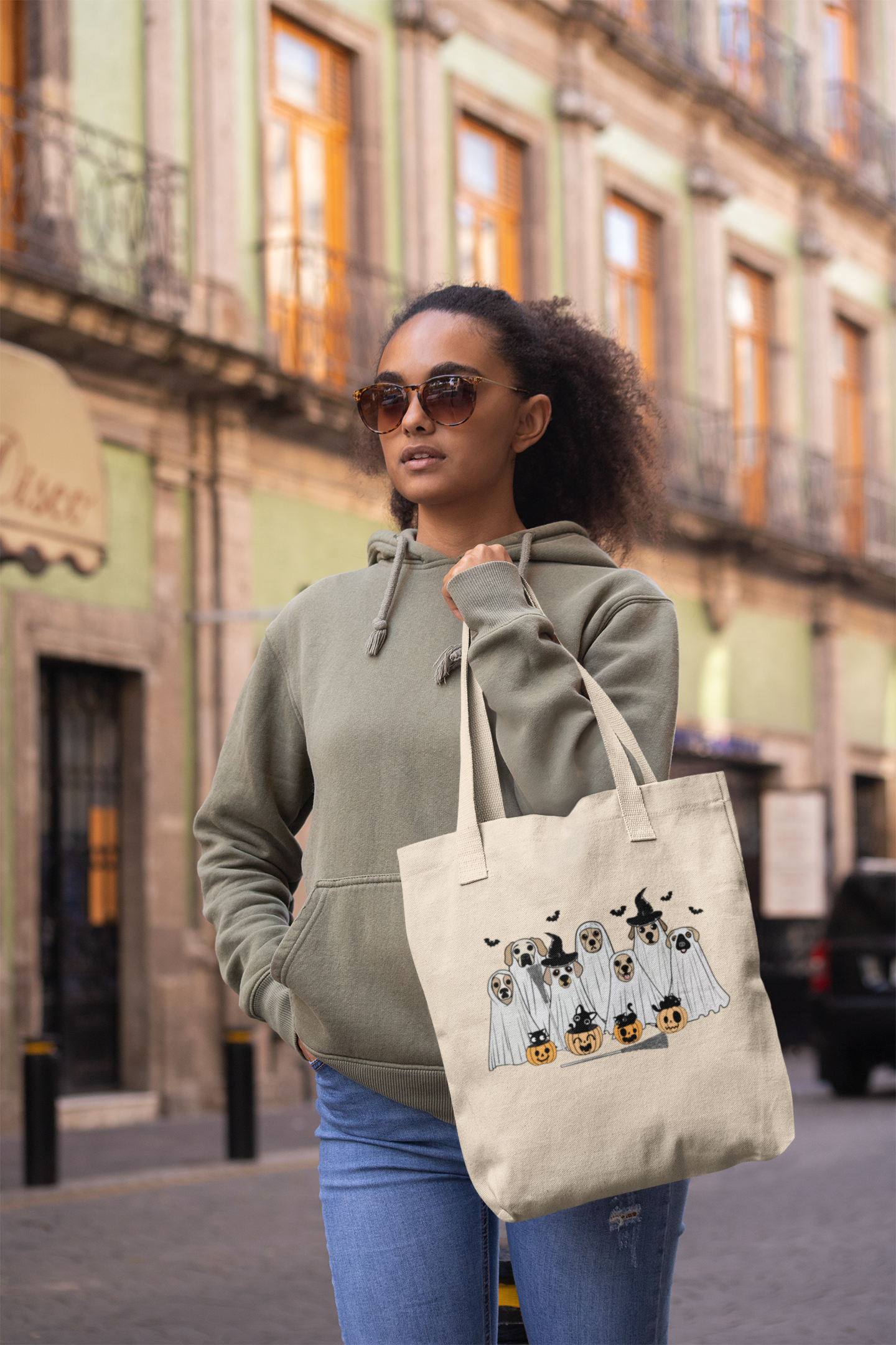 Ghost Dogs| Halloween | Eco Tote Bag