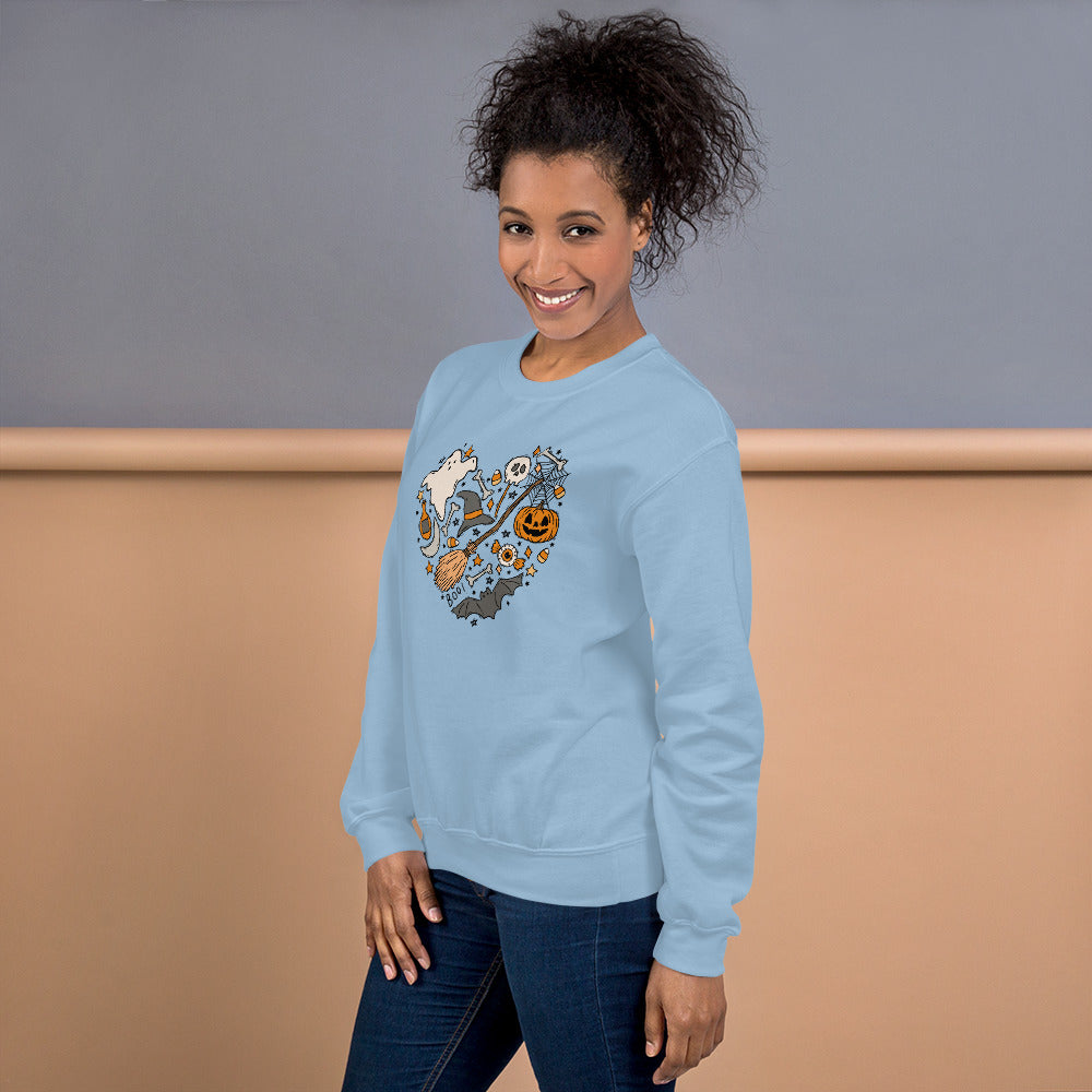 Halloween Heart Collage | Unisex Sweatshirt