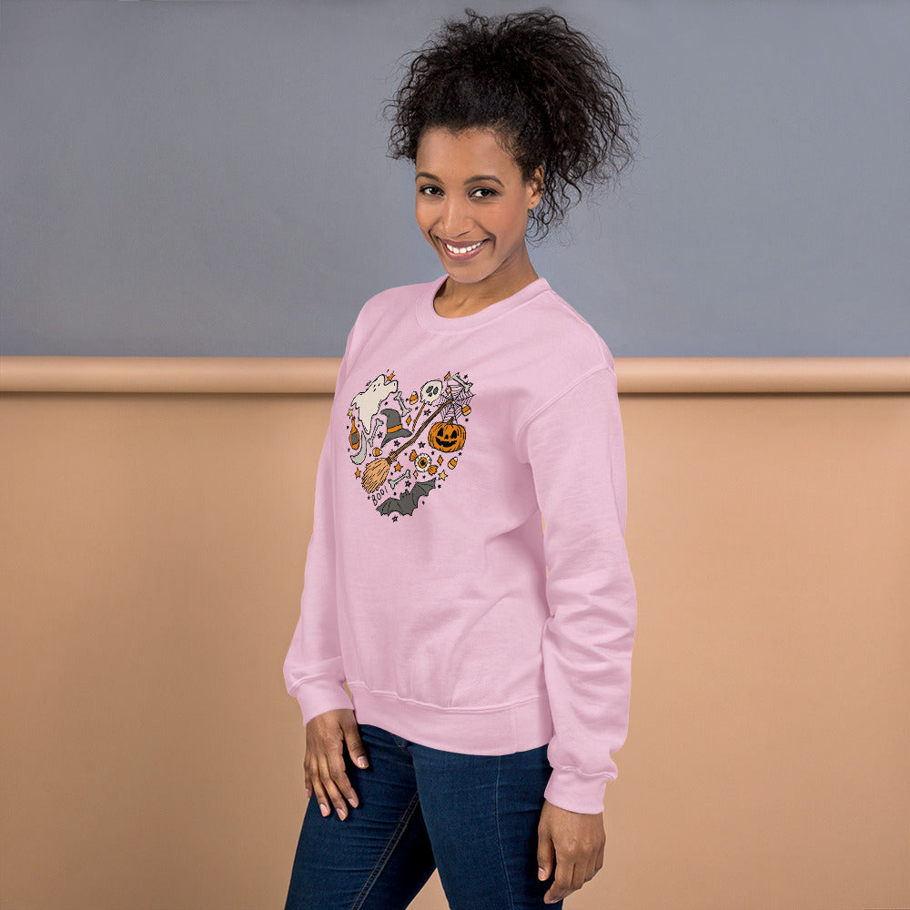 Halloween Heart Collage | Unisex Sweatshirt