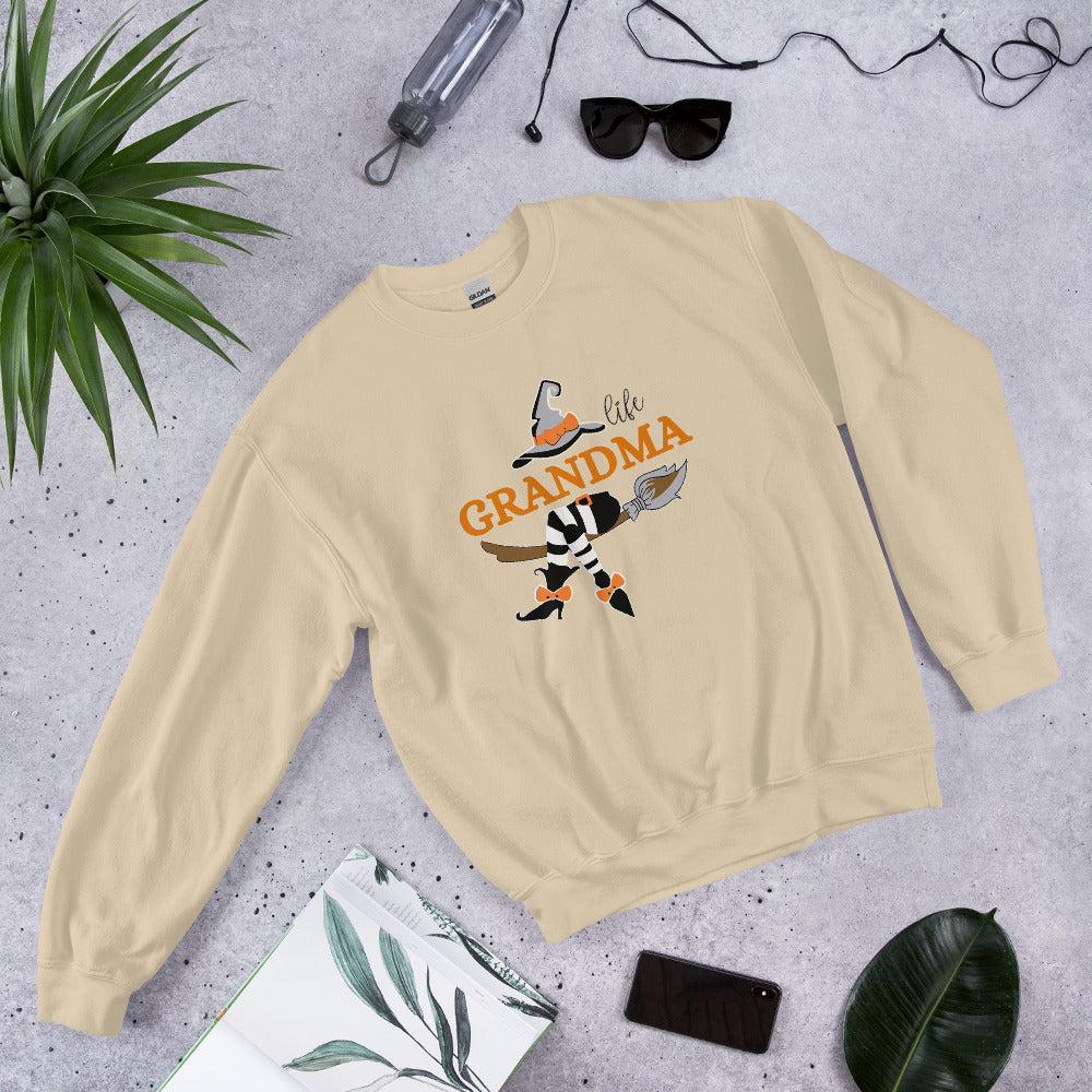 Grandma Life | Witches Hat | Unisex Sweatshirt