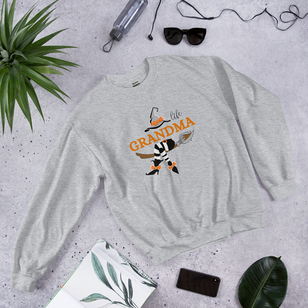 Grandma Life | Witches Hat | Unisex Sweatshirt