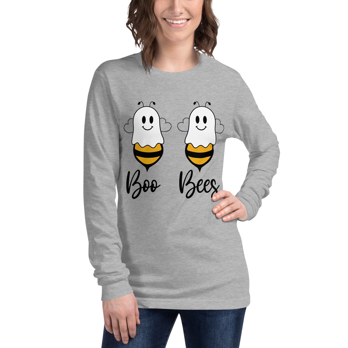 Boo Bees | Halloween | Unisex Long Sleeve Tee