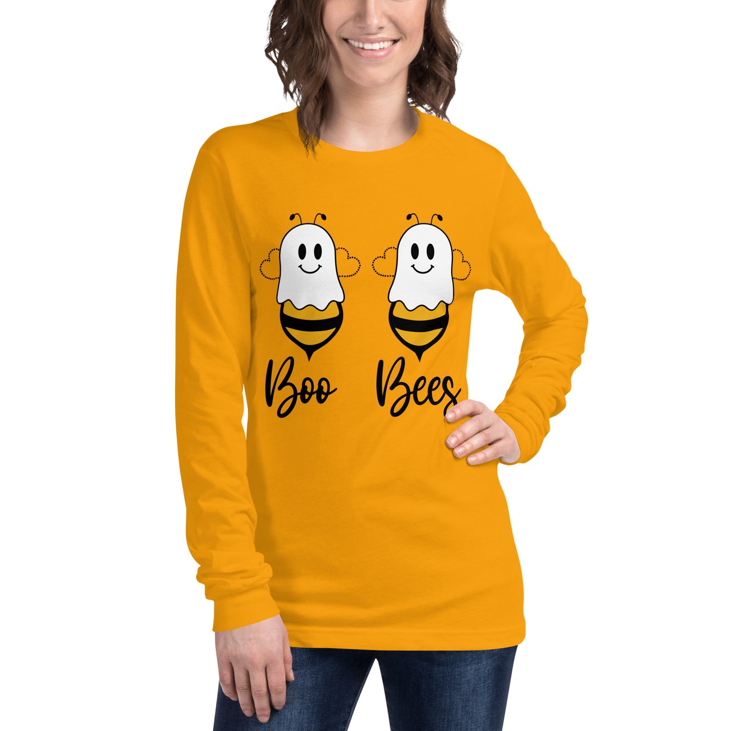 Boo Bees | Halloween | Unisex Long Sleeve Tee