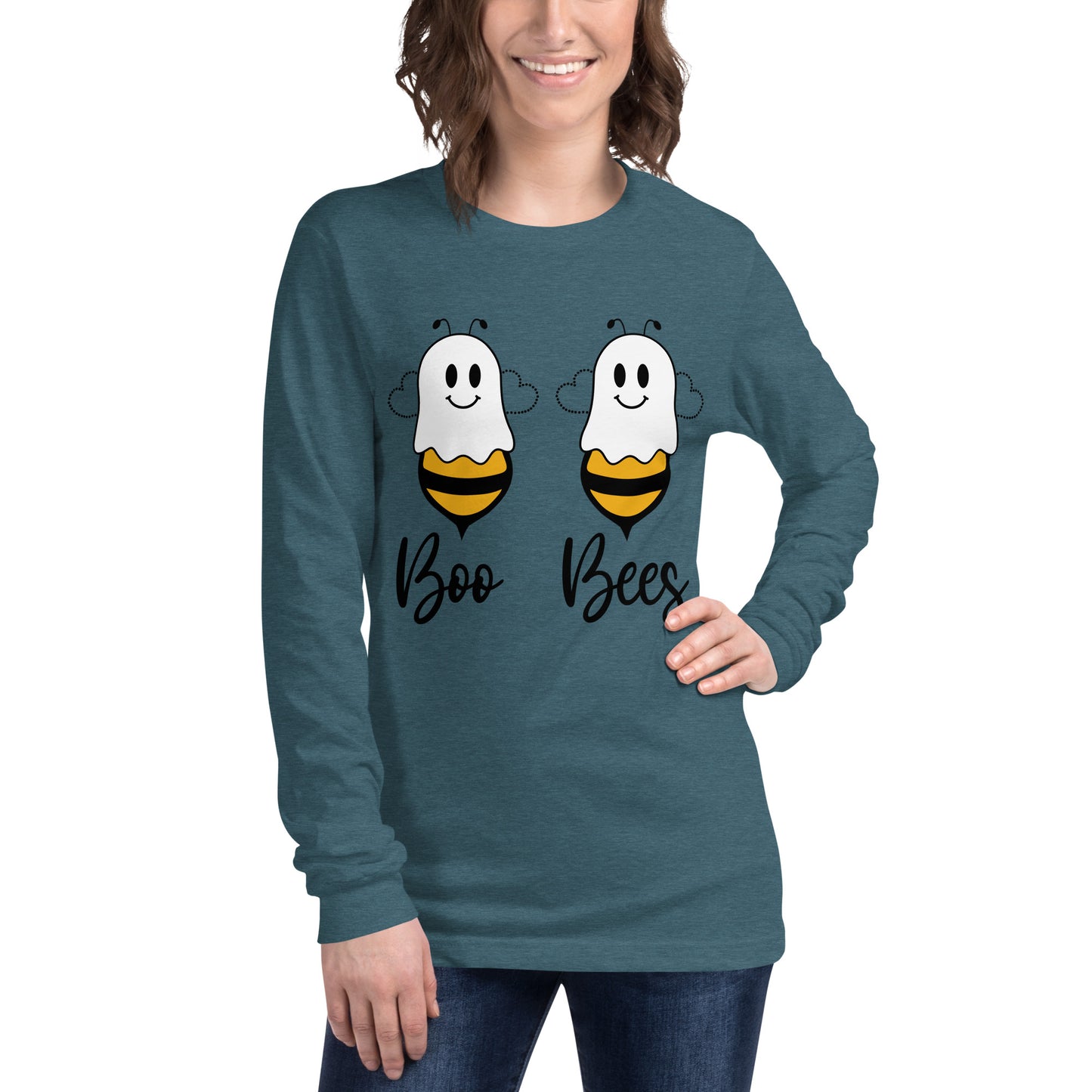 Boo Bees | Halloween | Unisex Long Sleeve Tee