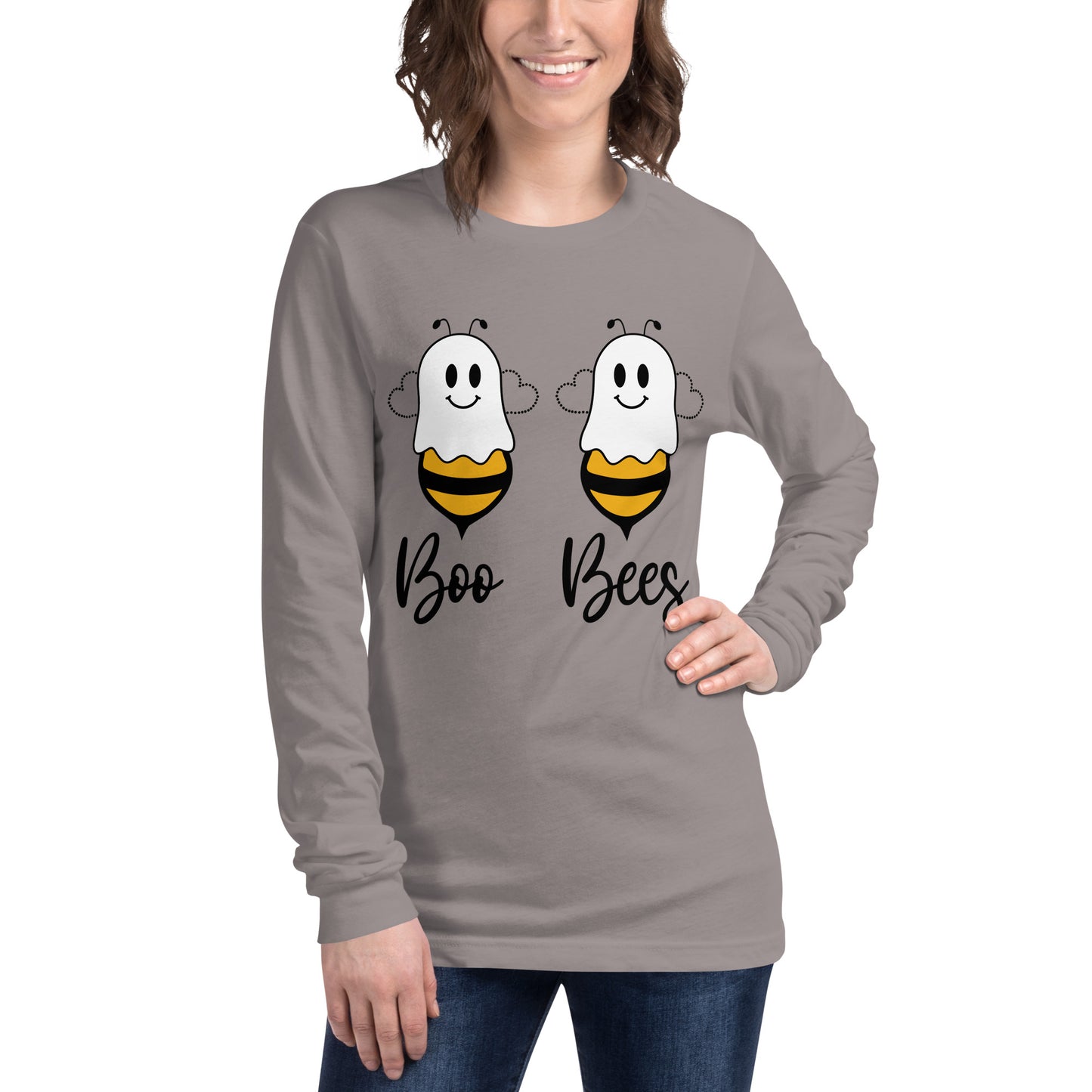 Boo Bees | Halloween | Unisex Long Sleeve Tee