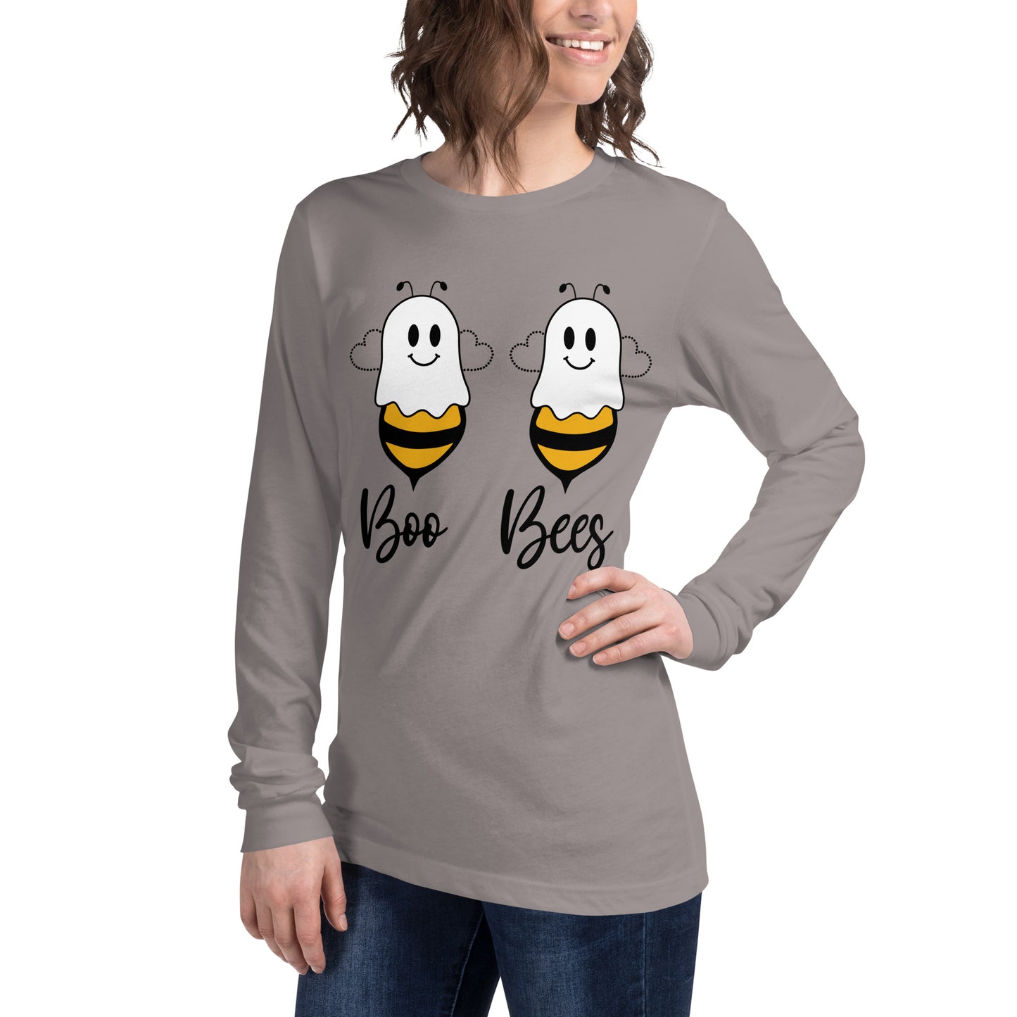 Boo Bees | Halloween | Unisex Long Sleeve Tee